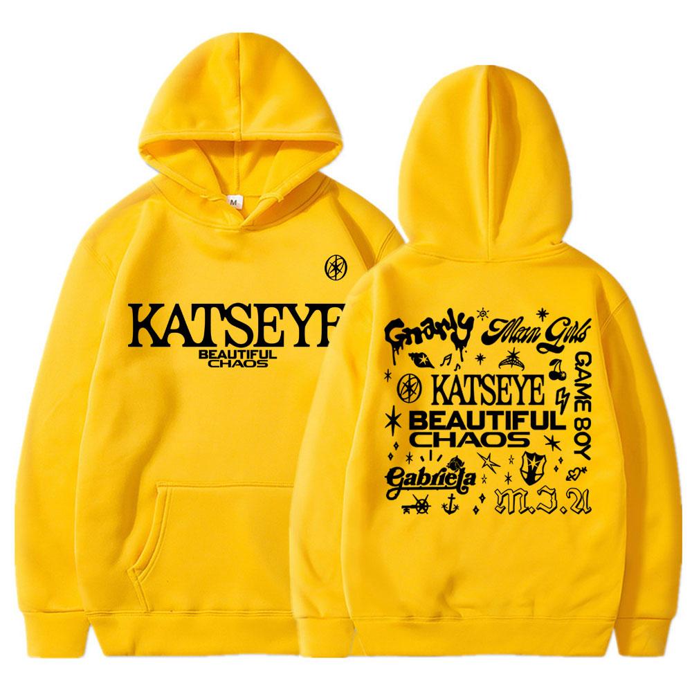 Katseye Beautiful Chaos Худі з турового альбому Модні Ретро Харадзюку Чоловічі Жіночі Спортивний одяг Фліс Оверсайз Спортивний костюм Вуличний стиль L
Katseye Beautiful Chaos Худі з турового альбому Модні Ретро Харадзюку Чоловічі Жіночі Спортивний одяг Фліс Оверсайз Спортивний костюм Вуличний стиль L