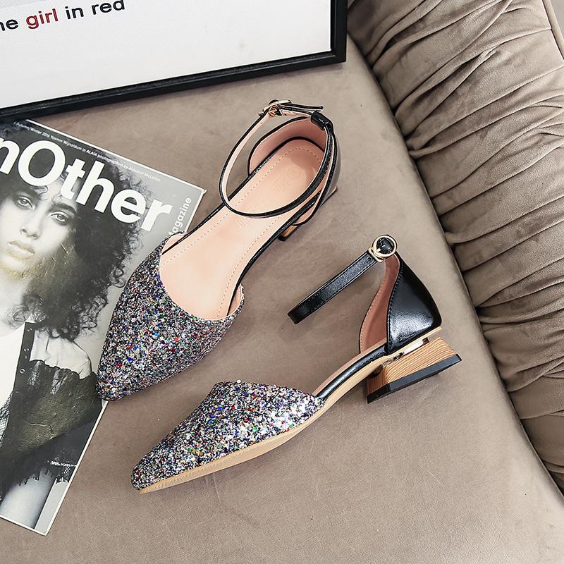 Модные блестящие разноцветные пайетки с острым носком мюли женские сандалии из цельного дерева на низком каблуке сандалии с пряжкой и закрытым носком zapatos 6.5 чёрный
Модные блестящие разноцветные пайетки с острым носком мюли женские сандалии из цельного дерева на низком каблуке сандалии с пряжкой и закрытым носком zapatos 6.5 чёрный