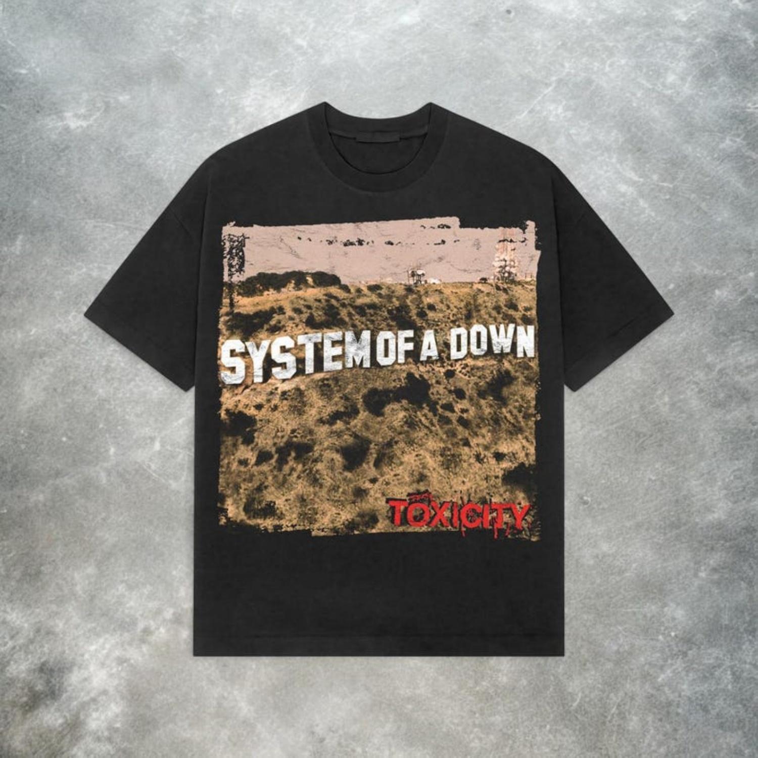 Vintage System of A Down T-shirt Y2K Nu-metal Band Tee Men Women Oversized Casual Cotton Loose Streetwear Female Male Clothing XXXXXL
Vintage System of A Down T-shirt Y2K Nu-metal Band Tee Men Women Oversized Casual Cotton Loose Streetwear Female Male Clothing XXXXXL