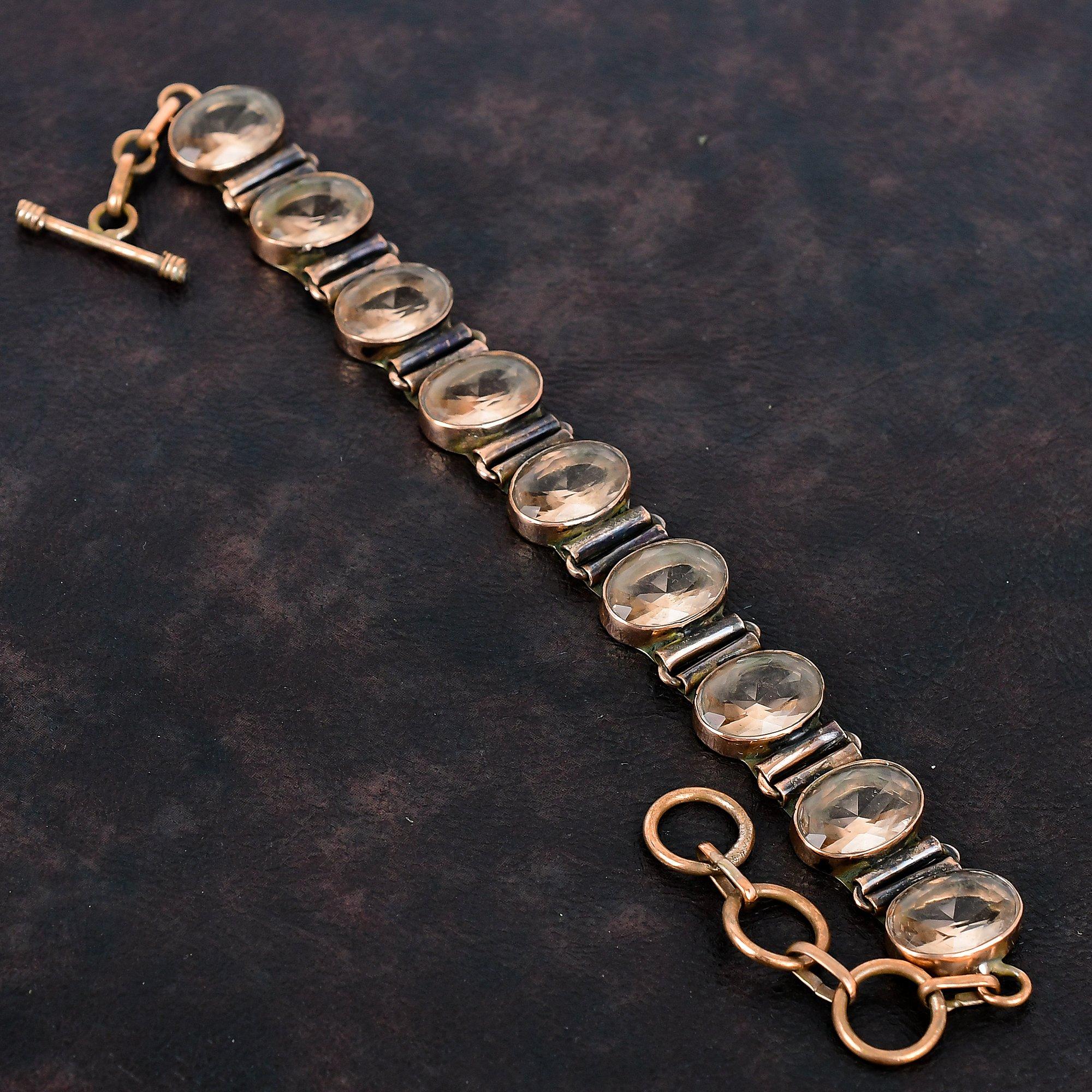Faceted morganite bracelet copper bracelet adjustable chain bracelet elegant jewelry gemstone bracelet handmade copper jewelry gifts for her Adjustable
Faceted morganite bracelet copper bracelet adjustable chain bracelet elegant jewelry gemstone bracelet handmade copper jewelry gifts for her Adjustable