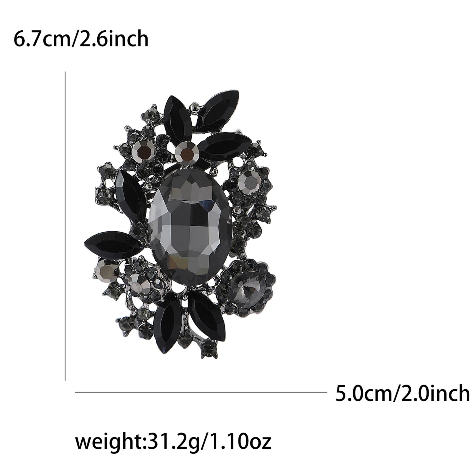 Модная креативная брошь из сплава со стразами среднего размера, изысканная женская одежда высокого класса, корсаж, ювелирные изделия, булавка
Модная креативная брошь из сплава со стразами среднего размера, изысканная женская одежда высокого класса, корсаж, ювелирные изделия, булавка