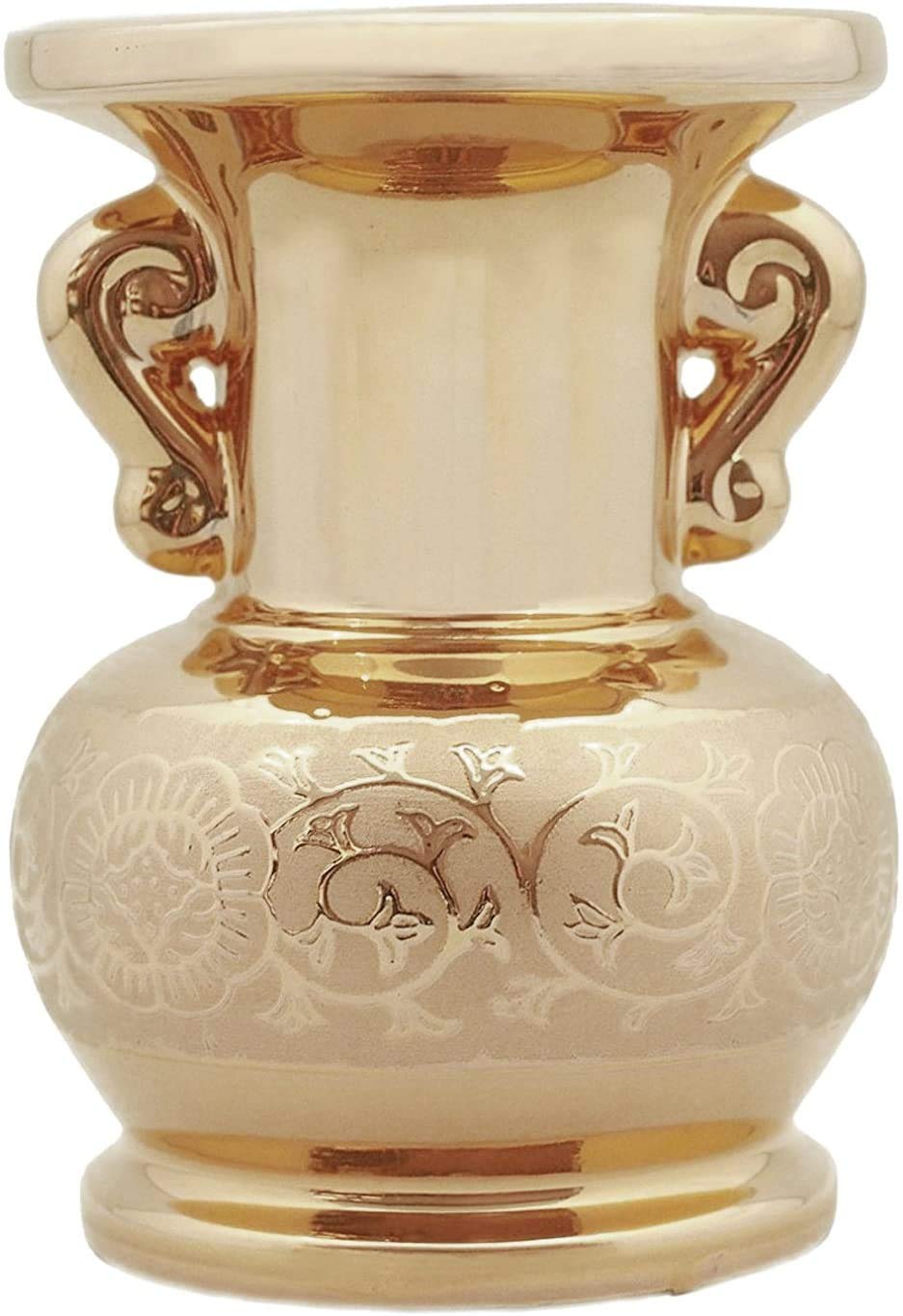 Керамические аксессуары для буддийского алтаря Ceramic Arte, Дизайн «Золотая арабеска», Ваза для цветов «Будда из нефрита», 4,0 дюйма, Отделка из настоящего золота, Сделано в Японии, Диаметр
Керамические аксессуары для буддийского алтаря Ceramic Arte, Дизайн «Золотая арабеска», Ваза для цветов «Будда из нефрита», 4,0 дюйма, Отделка из настоящего золота, Сделано в Японии, Диаметр