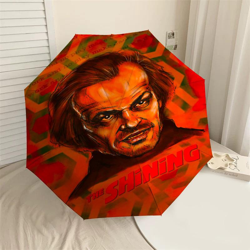 1pc Jack Nicholson The Shining Automatic Open/Close Umbrella Compact Folding Umbrella with 8-Rib Shaft lightweight esign, for Women/Men1201A
1pc Jack Nicholson The Shining Automatic Open/Close Umbrella Compact Folding Umbrella with 8-Rib Shaft lightweight esign, for Women/Men1201A