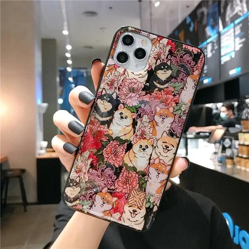 Милый мультяшный силиконовый чехол для iPhone 16 15 14 13 12 11 Pro Max Plus с изображением цветов, собак, шиба-ину, ленивца, леопарда, блестящий противоударный чехол For iPhone 16
Милый мультяшный силиконовый чехол для iPhone 16 15 14 13 12 11 Pro Max Plus с изображением цветов, собак, шиба-ину, ленивца, леопарда, блестящий противоударный чехол For iPhone 16