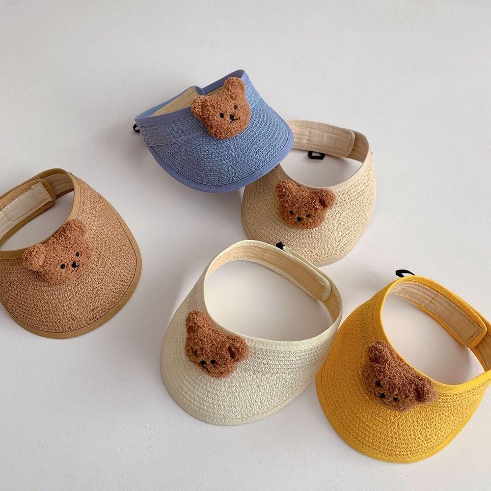 Autumn Summer Sunscreen Hat Children Sun Visor Hat Kids Straw Hat Empty Top Hat Korean Style Cap
Autumn Summer Sunscreen Hat Children Sun Visor Hat Kids Straw Hat Empty Top Hat Korean Style Cap