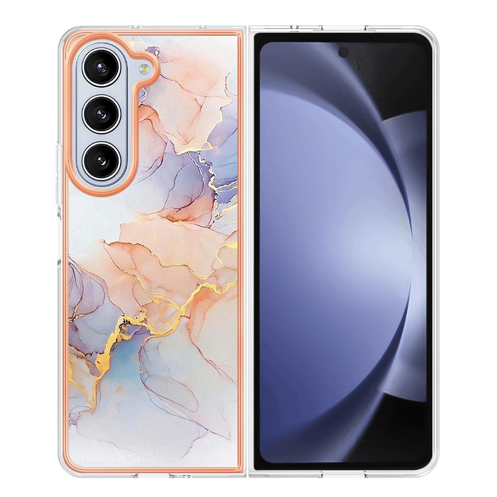 For Samsung Galaxy Z Fold5 5G Case with IMD Marble Flower Pattern TPU Mobile Back Cover B
For Samsung Galaxy Z Fold5 5G Case with IMD Marble Flower Pattern TPU Mobile Back Cover B