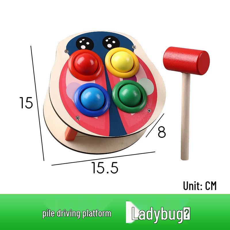 Montessori Wooden Knocking Ball Table: Toddler Color Matching & Pounding Toy
Montessori Wooden Knocking Ball Table: Toddler Color Matching & Pounding Toy