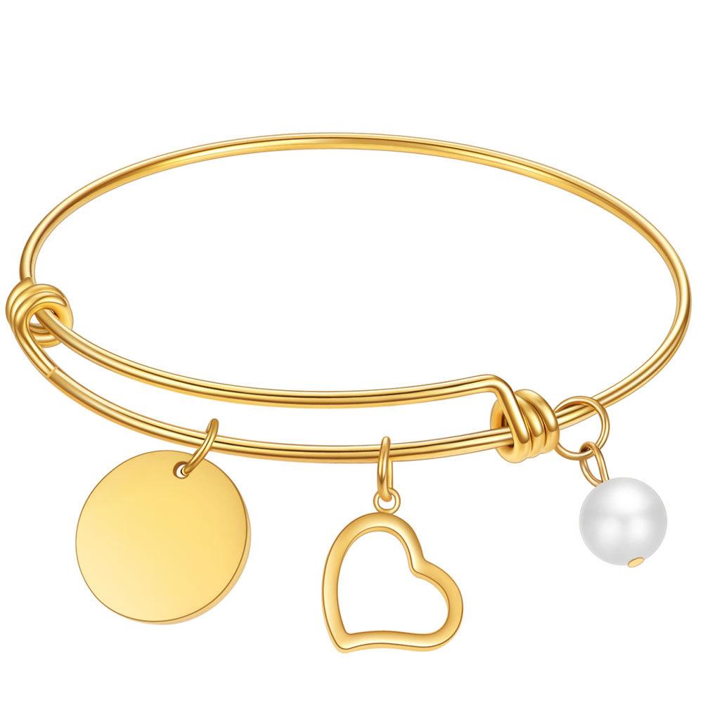 Модный круглый кулон из титановой стали, универсальный браслет, браслет Love
Модный круглый кулон из титановой стали, универсальный браслет, браслет Love