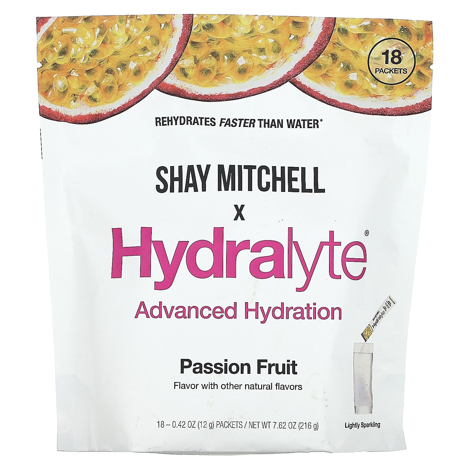 Hydralyte, Шей Мітчелл, потужна гідратація, маракуя, 18 пакетиків, 12 г (0,42 унції) кожен
Hydralyte, Шей Мітчелл, потужна гідратація, маракуя, 18 пакетиків, 12 г (0,42 унції) кожен