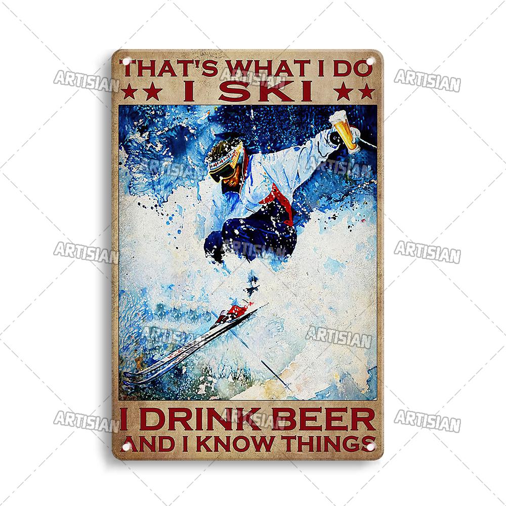 Artisian Skiing Metal Poster Snowboarding Tin Plate Sledding Sport Decorative Sign Wall Decor Garage Bar Pub Club Hotel Cafe 20x30cm(7.8x11.8inch)
Artisian Skiing Metal Poster Snowboarding Tin Plate Sledding Sport Decorative Sign Wall Decor Garage Bar Pub Club Hotel Cafe 20x30cm(7.8x11.8inch)