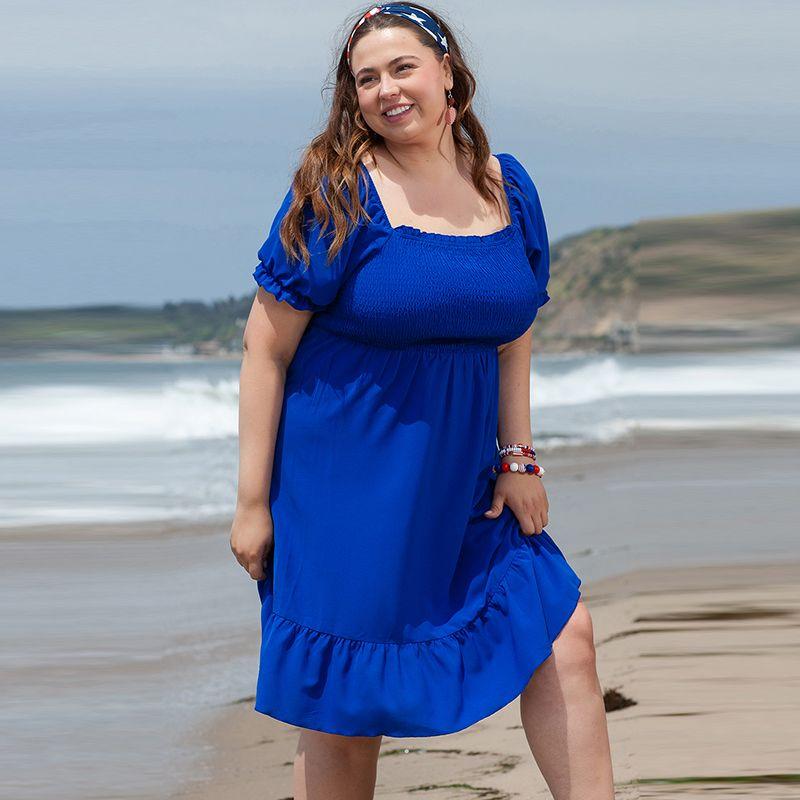 European and American Leisure Loose Plus Size Chubby Girl s Dress Women s 2025 Summer New Arrival Cute Age-Reducing High Waist Short Skirt Women Dark blue 3XL fit (82.50 kg-90.00 kg
European and American Leisure Loose Plus Size Chubby Girl s Dress Women s 2025 Summer New Arrival Cute Age-Reducing High Waist Short Skirt Women Dark blue 3XL fit (82.50 kg-90.00 kg