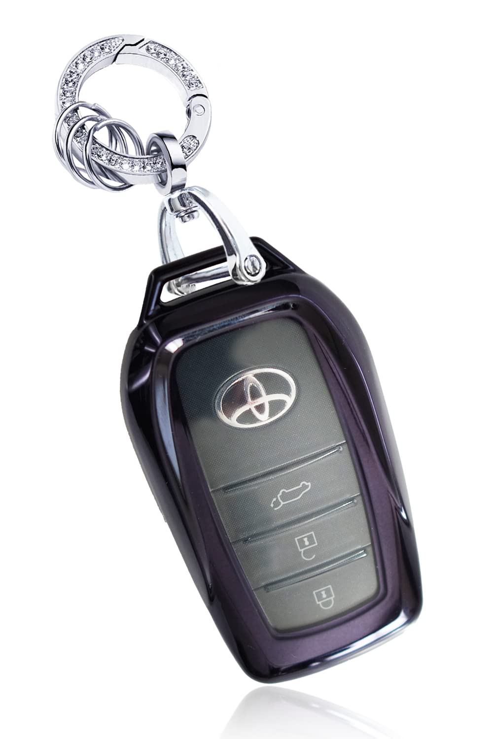 MKMC Смарт-ключ ТПУ Совместимый с Toyota и Crown Кастомные детали для женщин Черный чехол, Материал, Prius, Alphard, Vellfire, Harrier, (Кристально-фиолетовый)
MKMC Смарт-ключ ТПУ Совместимый с Toyota и Crown Кастомные детали для женщин Черный чехол, Материал, Prius, Alphard, Vellfire, Harrier, (Кристально-фиолетовый)