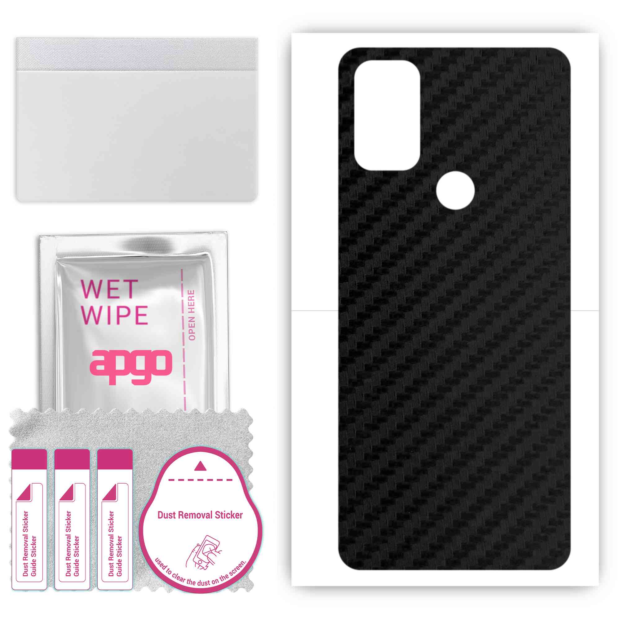 Apgo Protective Skin Sticker for the back compatible with Blackview A70, Wrap Film, Foil, Vinyl - Pattern Carbon Black
Apgo Protective Skin Sticker for the back compatible with Blackview A70, Wrap Film, Foil, Vinyl - Pattern Carbon Black