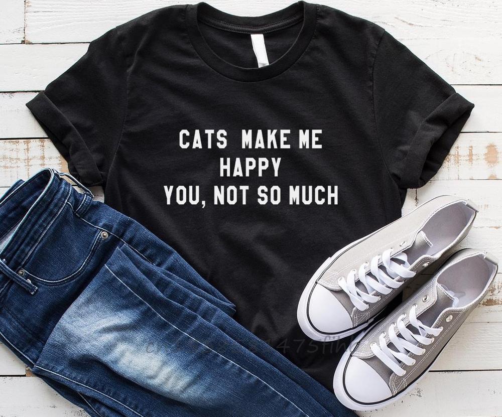Cats Make Me Happy Letters Women Tshirt No Fade Premium T Shirt For Lady Girl Woman T-Shirts Graphic Top Tee Customize XS чорний
Cats Make Me Happy Letters Women Tshirt No Fade Premium T Shirt For Lady Girl Woman T-Shirts Graphic Top Tee Customize XS чорний