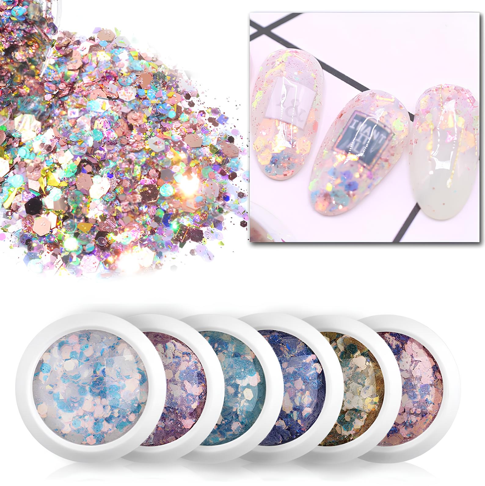 Ocean Glitter Face and Body Glitter and Sequin Set Nail Art and Makeup Glitter Decoration Set
Ocean Glitter Face and Body Glitter and Sequin Set Nail Art and Makeup Glitter Decoration Set