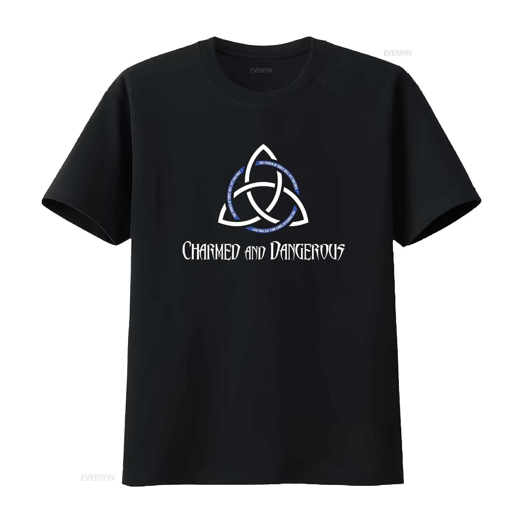 Charmed and Dangerous T Shirt vintage Washed Breathable fashion Stretched Unisex homme Top For Everyday Wear Versatile Soft 4XL
Charmed and Dangerous T Shirt vintage Washed Breathable fashion Stretched Unisex homme Top For Everyday Wear Versatile Soft 4XL