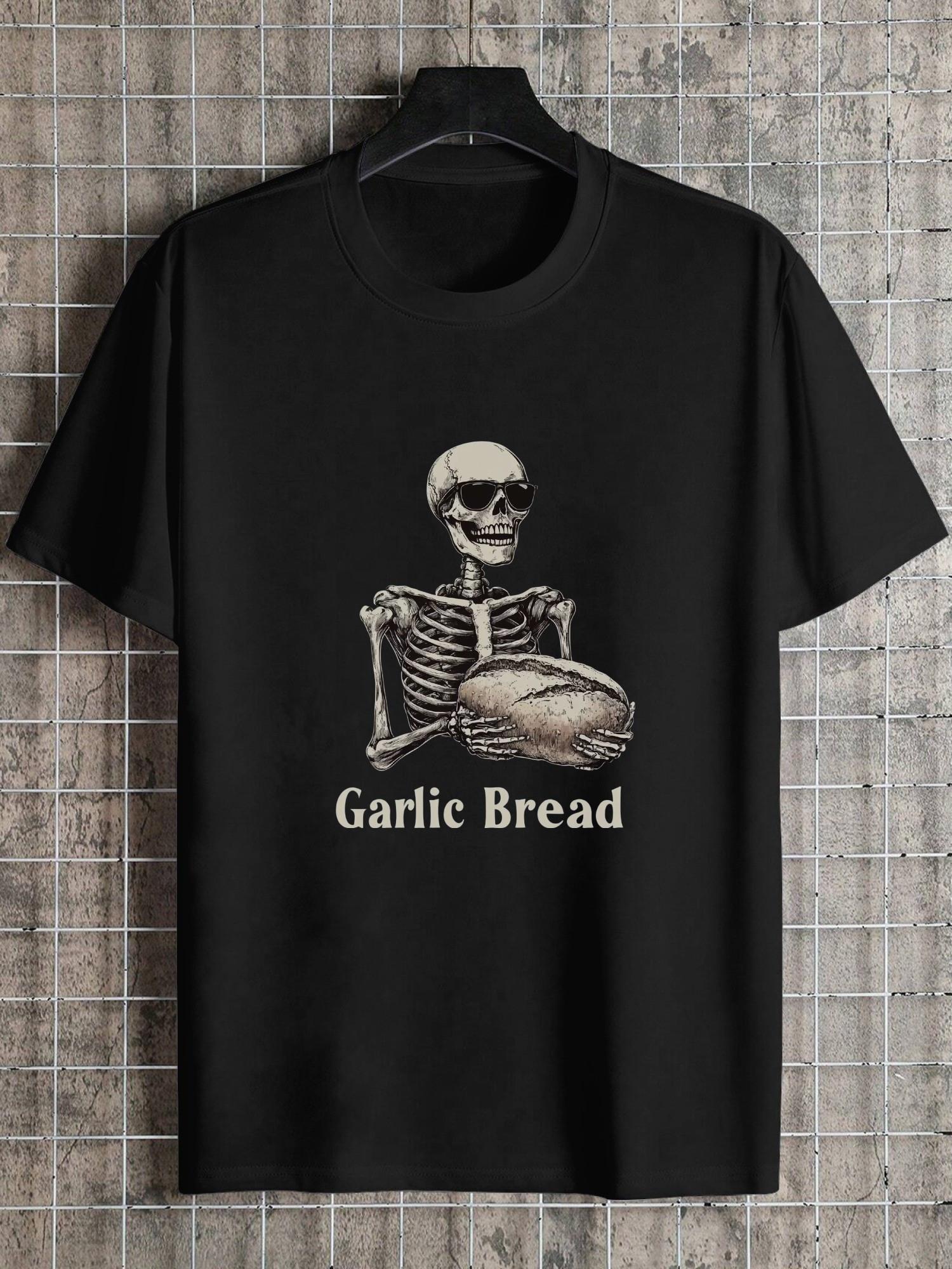 1pc Garlic Bread Skeleton Glasses Black T-shirt S
1pc Garlic Bread Skeleton Glasses Black T-shirt S