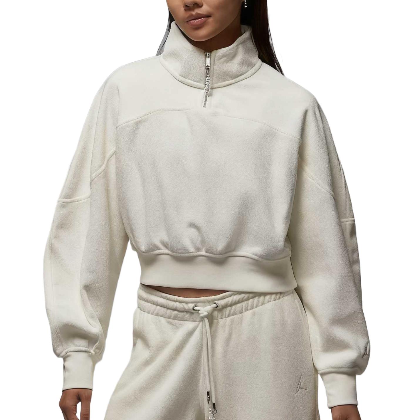 Jordan Женский топ Flight Fleece на молнии до четверти однотонный HV0327-133 S
Jordan Женский топ Flight Fleece на молнии до четверти однотонный HV0327-133 S