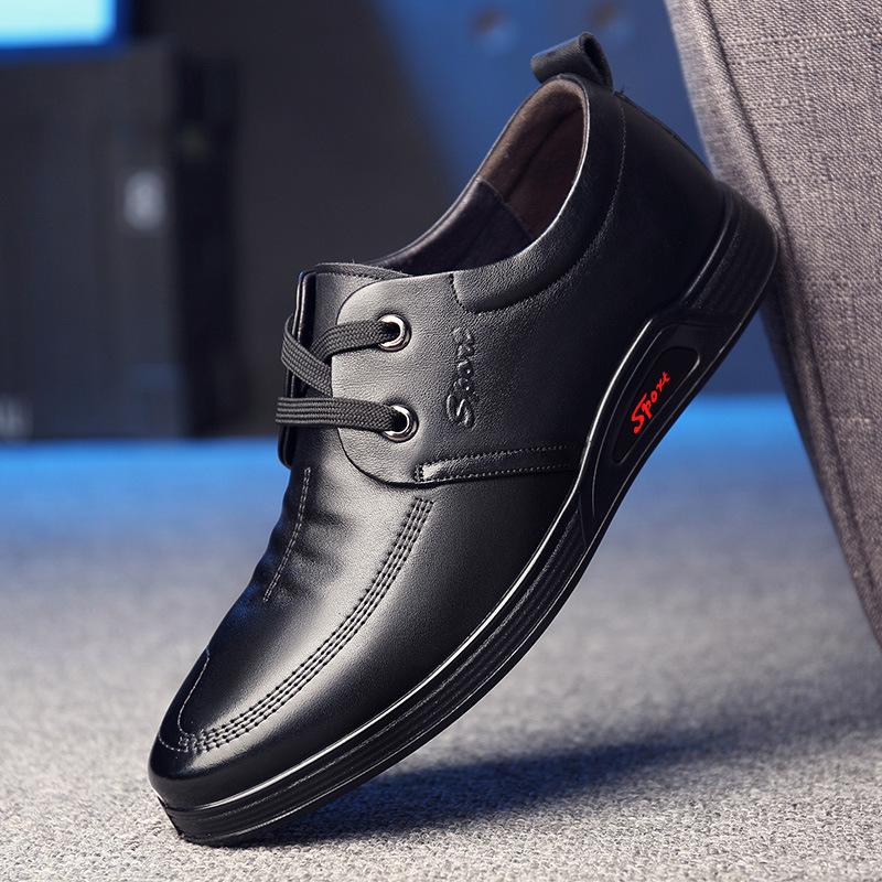2024 spring new leather casual fashion men s shoes wear-resistant versatile British soft sole non-slip breathable dad shoes 37 чёрный
2024 spring new leather casual fashion men s shoes wear-resistant versatile British soft sole non-slip breathable dad shoes 37 чёрный