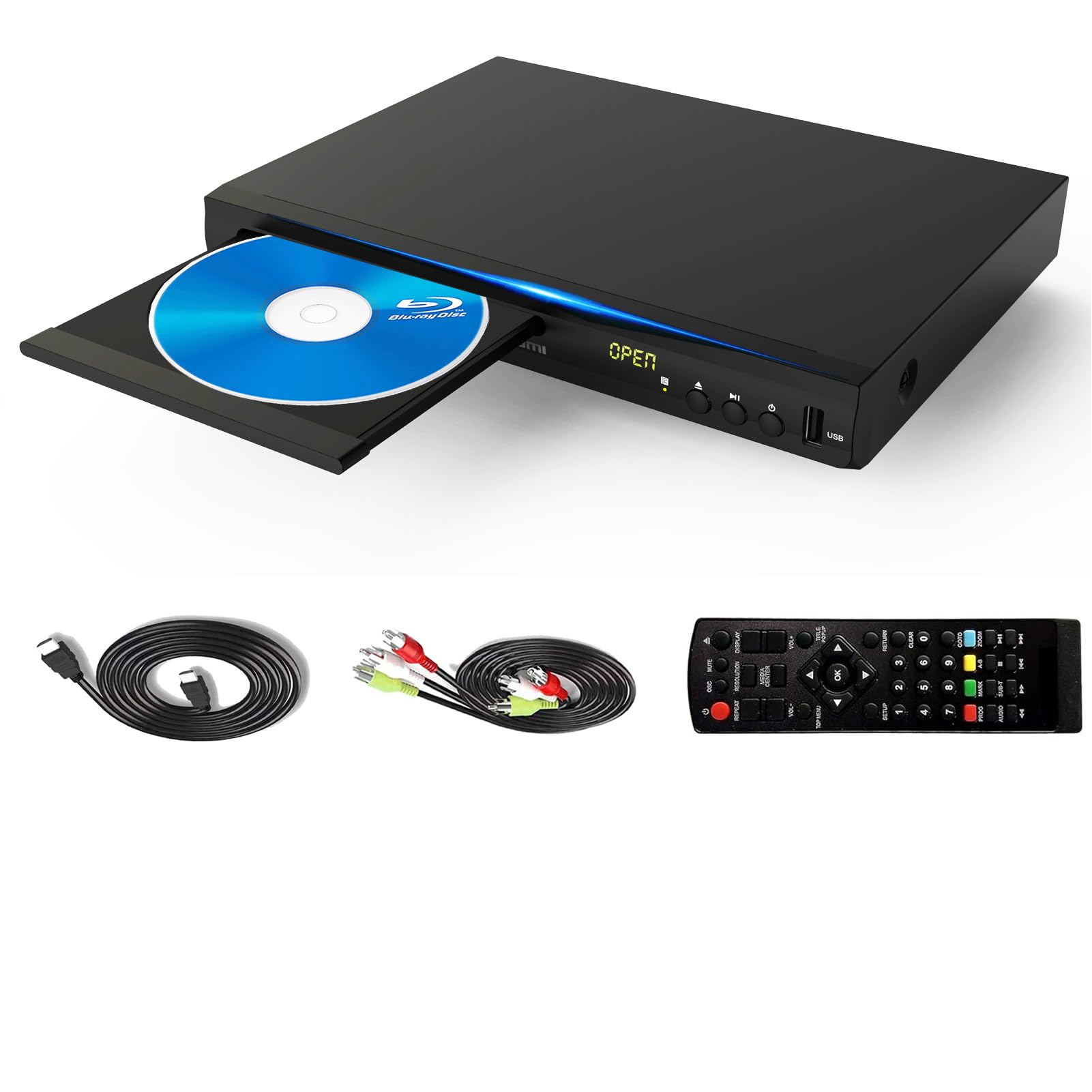 DVD Player Compact Design DVD Full HD 1080p DVD Player with USB HDMI Coaxial RCA DTS Sound CPRM Fast Boot Blu-ray Blu-ray Player, & & & & Support,
DVD Player Compact Design DVD Full HD 1080p DVD Player with USB HDMI Coaxial RCA DTS Sound CPRM Fast Boot Blu-ray Blu-ray Player, & & & & Support,