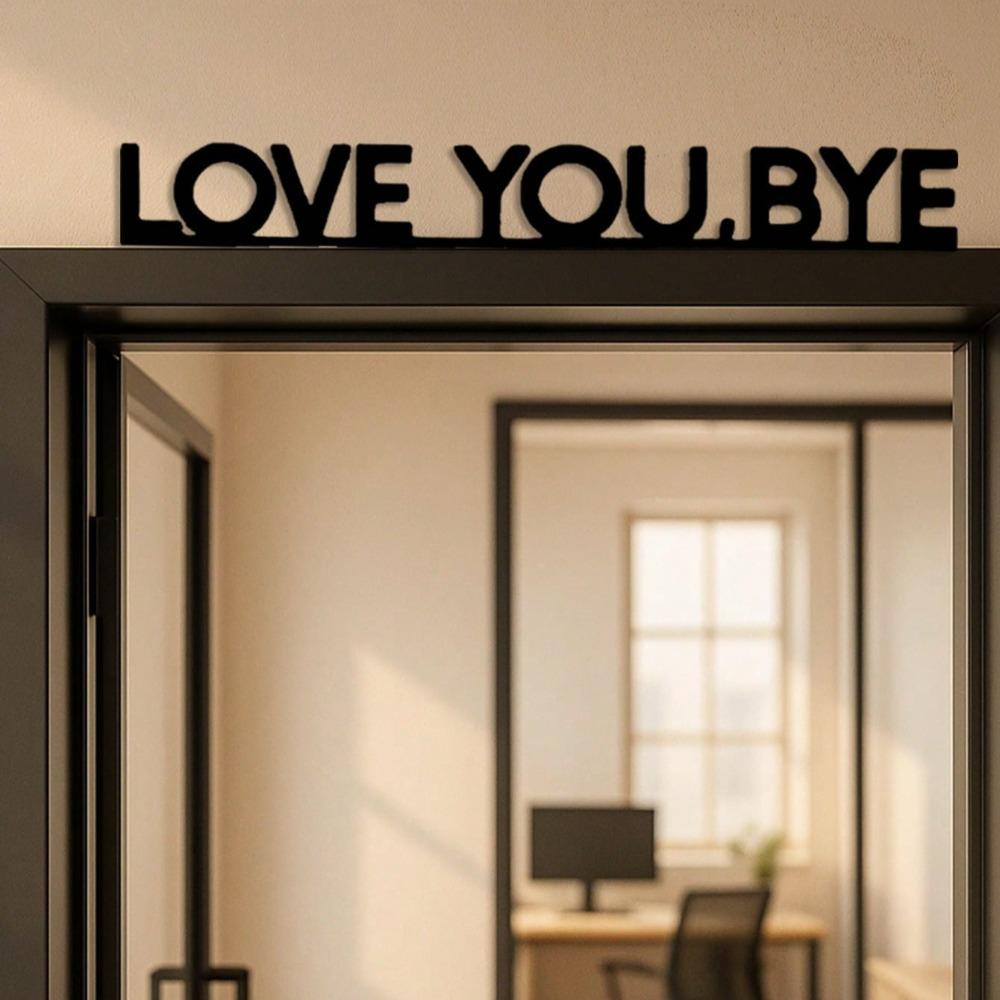 Black Iron Love You Bye Metal Wall Art Sign Rustproof Waterproof Holiday Home Decor Gift TY6967 різнокольоровий
Black Iron Love You Bye Metal Wall Art Sign Rustproof Waterproof Holiday Home Decor Gift TY6967 різнокольоровий