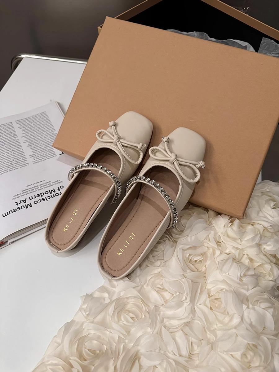 Серебристые шлепанцы с плоской подошвой, с бантом, одинарные туфли, гибкие, новинка весны и лета 2025 40
Серебристые шлепанцы с плоской подошвой, с бантом, одинарные туфли, гибкие, новинка весны и лета 2025 40