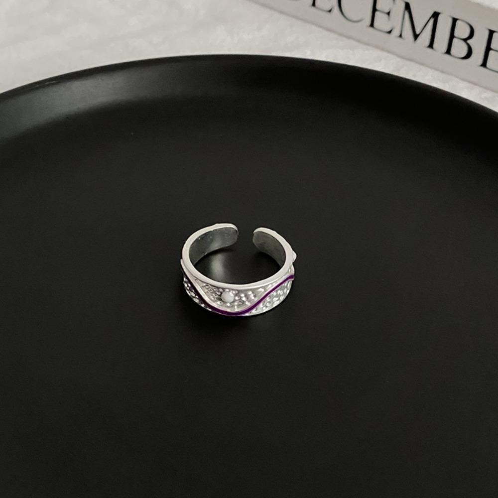 Oil Glaze Niche Design Colorful Korean Opening Ring Women Flower Ring Zircon Ring Adjustable
Oil Glaze Niche Design Colorful Korean Opening Ring Women Flower Ring Zircon Ring Adjustable