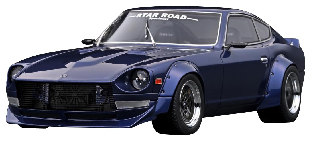 ignition model Nissan Fairlady Z STAR ROAD Blue Completed product 1/18 (S30) (1/18 Scale)
ignition model Nissan Fairlady Z STAR ROAD Blue Completed product 1/18 (S30) (1/18 Scale)