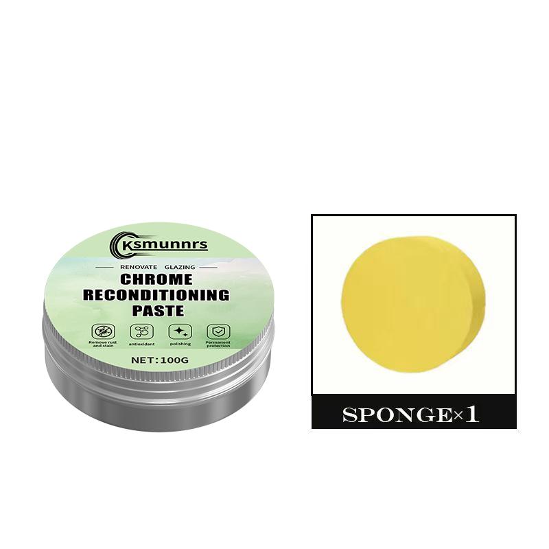 chrome refinishing cream - restores the luster of chrome plating and makes it look new, suitable for many parts of the car.
chrome refinishing cream - restores the luster of chrome plating and makes it look new, suitable for many parts of the car.