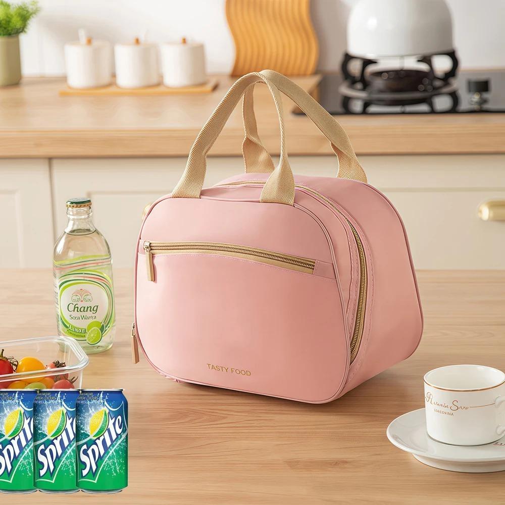 1pcs Insulated Lunch Bag Large Capacity Oxford Fabric Commuter Camping Picnic Bags Portable Work Outdoor Travel Bento Bag рожевий
1pcs Insulated Lunch Bag Large Capacity Oxford Fabric Commuter Camping Picnic Bags Portable Work Outdoor Travel Bento Bag рожевий