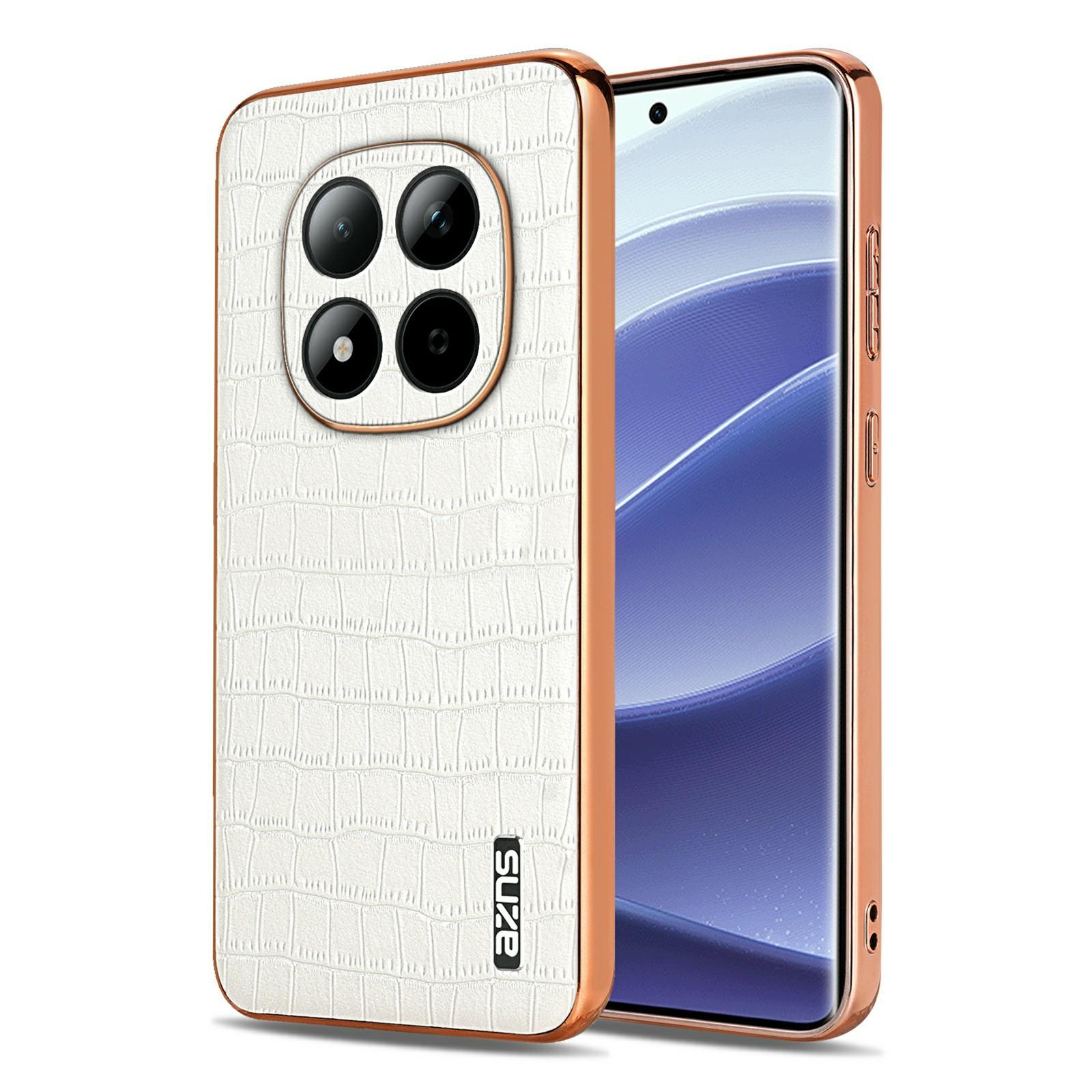 AZNS For Xiaomi Redmi Note 15 Pro 5G (Global) Case Electroplating Crocodile Texture PU + TPU Phone Cover
AZNS For Xiaomi Redmi Note 15 Pro 5G (Global) Case Electroplating Crocodile Texture PU + TPU Phone Cover