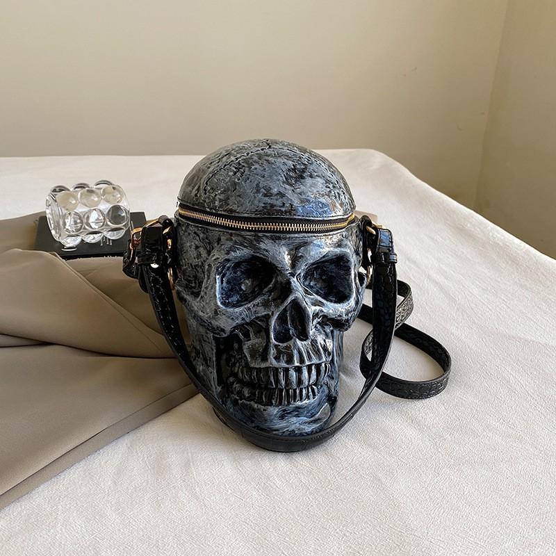 Bag Girl Halloween Funny Skull Spoof Portable One-shoulder Cross-body синій
Bag Girl Halloween Funny Skull Spoof Portable One-shoulder Cross-body синій