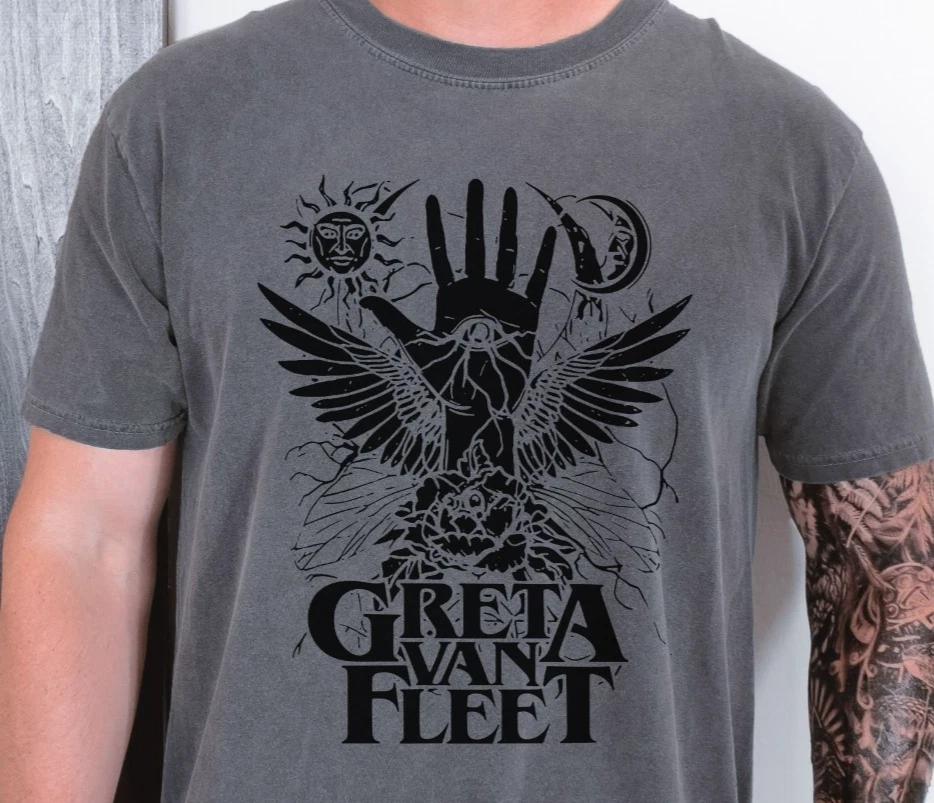 Greta Van Fleet Hamsa Hand T-Shirt Rock Band on Premium Comfort Colors Tee 2XL
Greta Van Fleet Hamsa Hand T-Shirt Rock Band on Premium Comfort Colors Tee 2XL