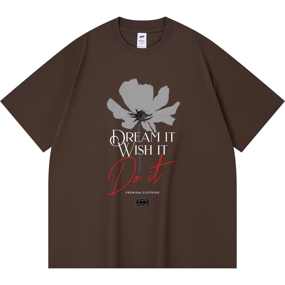 Футболка из 100% хлопка плотностью 230 г/м2 с надписями «Dream it Wish it Do it» в уличном стиле с надписями «Cats Print Tees» в стиле «Харадзюку» из чесаного хлопка XS абрикосовый
Футболка из 100% хлопка плотностью 230 г/м2 с надписями «Dream it Wish it Do it» в уличном стиле с надписями «Cats Print Tees» в стиле «Харадзюку» из чесаного хлопка XS абрикосовый
