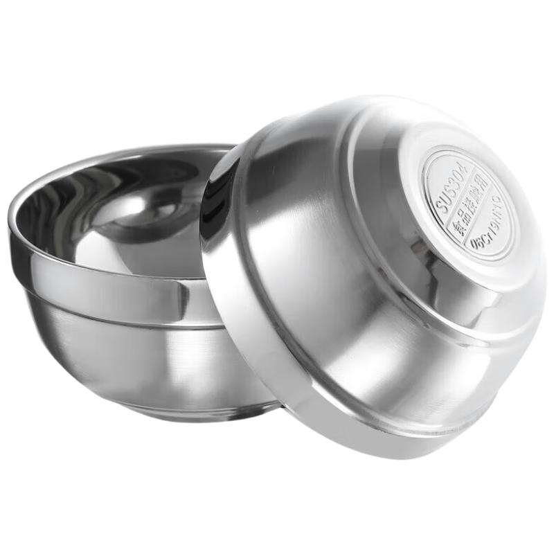 Hui Huang 304 Stainless Steel Double-Layer Insulated Bowl, 18cm
Hui Huang 304 Stainless Steel Double-Layer Insulated Bowl, 18cm