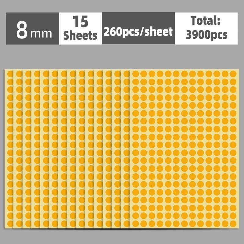15 Sheets/set 6mm-100mm Self-Adhesive Dot Label Stickers Multi Color and Size Round Sticker for Decoration/Packaging/Sealing 100mm
15 Sheets/set 6mm-100mm Self-Adhesive Dot Label Stickers Multi Color and Size Round Sticker for Decoration/Packaging/Sealing 100mm