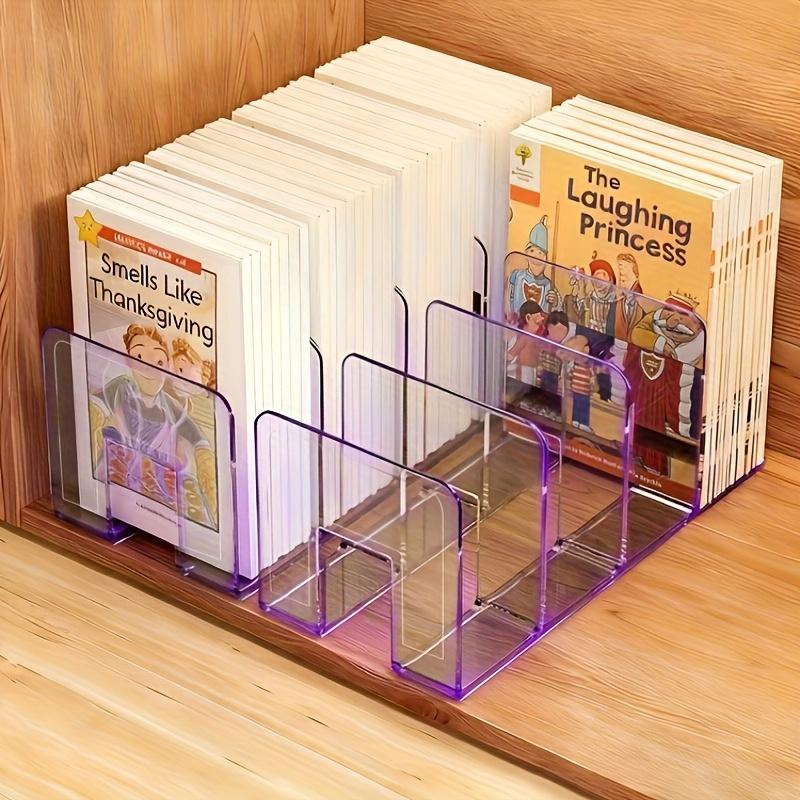 2Pack - Four-Column All-in-One Storage Rack - Acrylic PP Divider Book Holder, Desktop Book and Document Organizer, Reading Stand фіолетовий
2Pack - Four-Column All-in-One Storage Rack - Acrylic PP Divider Book Holder, Desktop Book and Document Organizer, Reading Stand фіолетовий