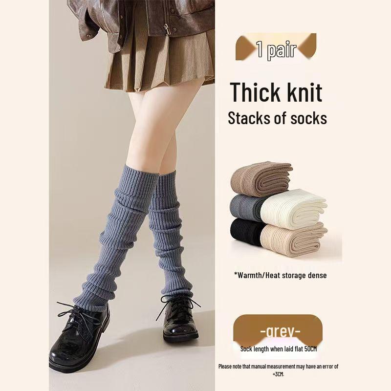 Women s Japanese JK Mid-Calf Warm Knee Pads and Leg Warmers with Slouchy Socks for Autumn and Winter. 50cm (Stretchable) серый
Women s Japanese JK Mid-Calf Warm Knee Pads and Leg Warmers with Slouchy Socks for Autumn and Winter. 50cm (Stretchable) серый