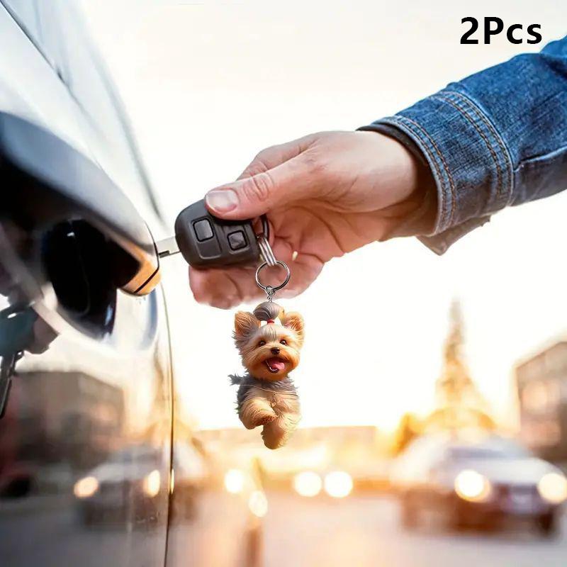 2Pcs Cute Acrylic Happy Running Dog Statue Car Rearview Mirror Decoration,Bag Keychain Pendant , Colorful Fun Accessories Funny A4
2Pcs Cute Acrylic Happy Running Dog Statue Car Rearview Mirror Decoration,Bag Keychain Pendant , Colorful Fun Accessories Funny A4