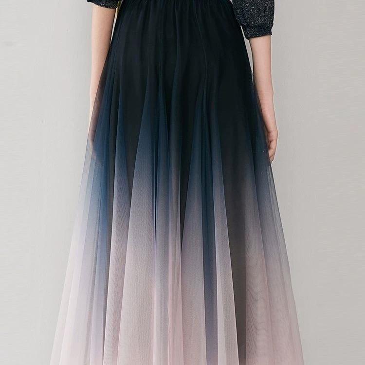 Autumn, Winter, Spring, Summer, Mid Length Skirt with Mesh, Big Swing, A-line Gradient,SkirtSliding Skirt Trapezoidal Shape with Elastic High Waist One Size
Autumn, Winter, Spring, Summer, Mid Length Skirt with Mesh, Big Swing, A-line Gradient,SkirtSliding Skirt Trapezoidal Shape with Elastic High Waist One Size