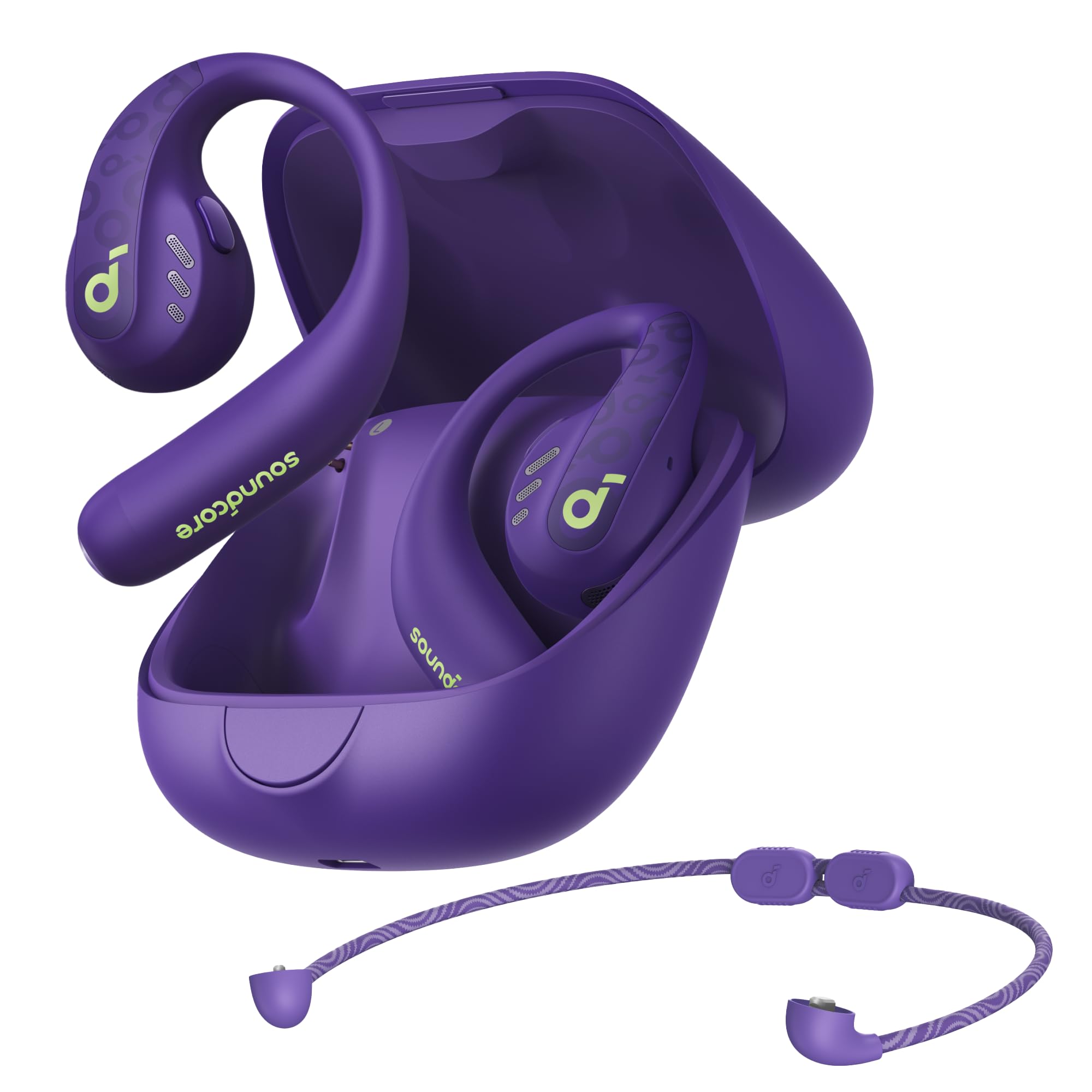 Anker Soundcore AeroFit Pro wireless earphones 3D audio IP55 dustproof and waterproof standard up to 46 hours of playback connection PSE technical
Anker Soundcore AeroFit Pro wireless earphones 3D audio IP55 dustproof and waterproof standard up to 46 hours of playback connection PSE technical