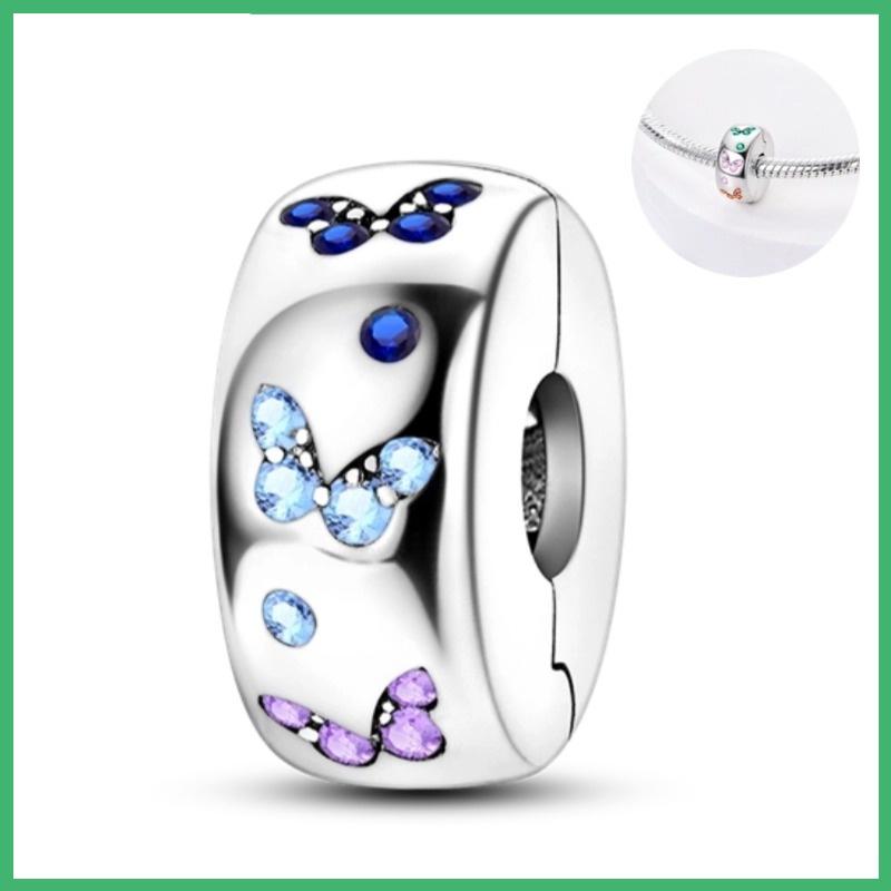 925 Silver Butterfly Beads Charms Pendant with Cubic Zirconia Fit DIY Bracelet Necklace Gift for Her
925 Silver Butterfly Beads Charms Pendant with Cubic Zirconia Fit DIY Bracelet Necklace Gift for Her