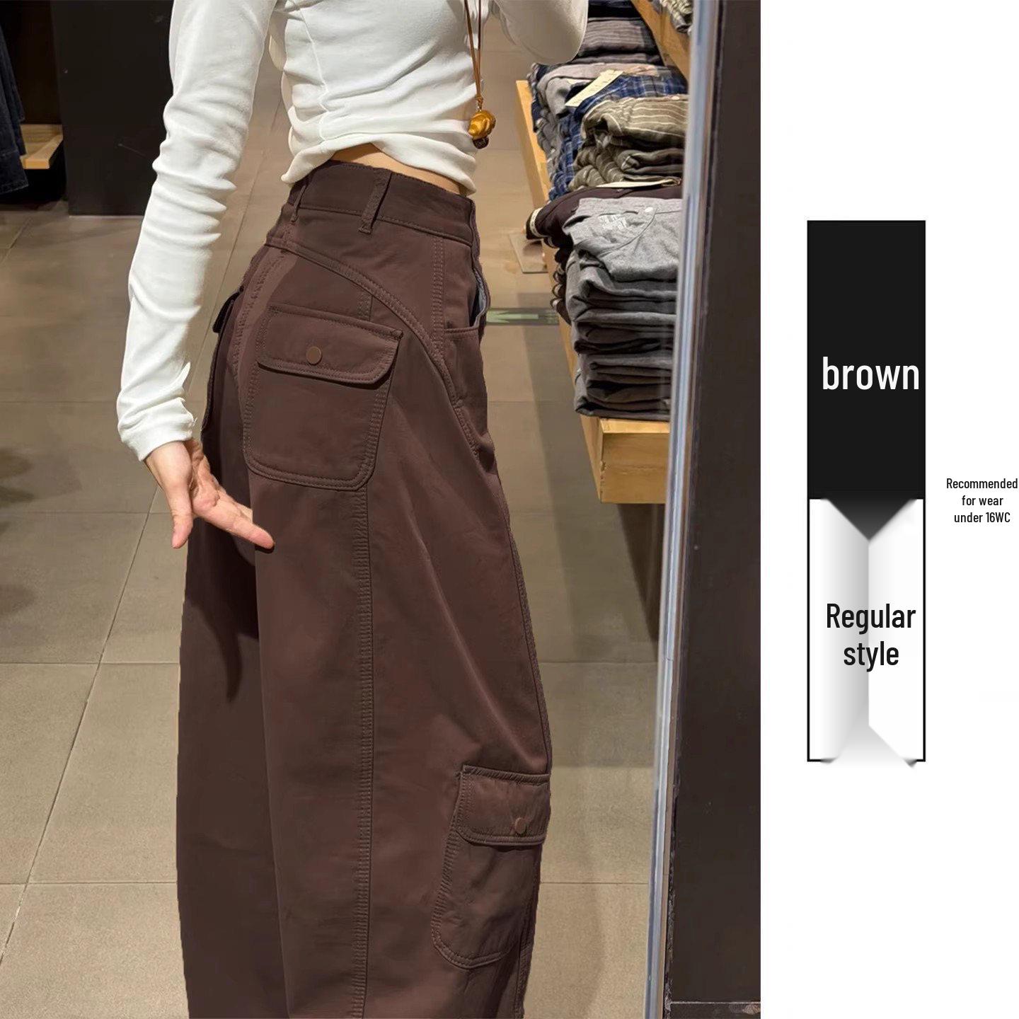 Women s High Waist Velvet Cargo Pants - Autumn/Winter 2026 Collection: Warm, Curved Leg, Casual Loose Fit M
Women s High Waist Velvet Cargo Pants - Autumn/Winter 2026 Collection: Warm, Curved Leg, Casual Loose Fit M