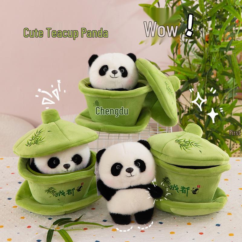 Adorable Panda Teacup Plush Pillow Toy - Travel Souvenir Gift Teacup 24cm Panda 19cm (0.25kg) смарагдовий/зелений
Adorable Panda Teacup Plush Pillow Toy - Travel Souvenir Gift Teacup 24cm Panda 19cm (0.25kg) смарагдовий/зелений