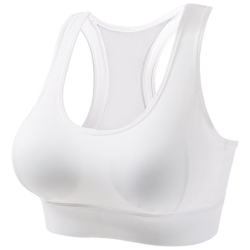 White Racerback Mesh Back Sports Bra Medium Support for Yoga Running and Gym S білий
White Racerback Mesh Back Sports Bra Medium Support for Yoga Running and Gym S білий