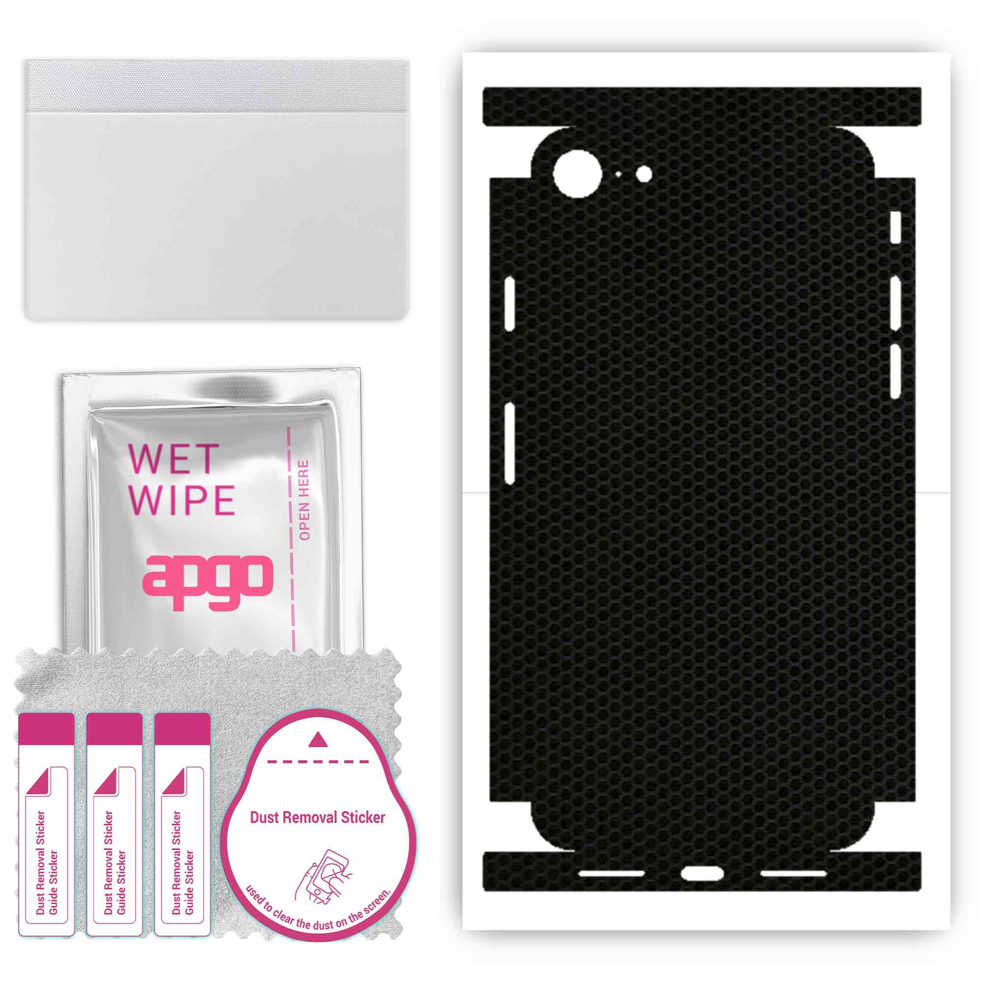 Apgo Protective Skin Sticker for the back+sides compatible with Apple iPhone SE 2020, Full Wrap Film, Foil, Vinyl - Pattern Matrix
Apgo Protective Skin Sticker for the back+sides compatible with Apple iPhone SE 2020, Full Wrap Film, Foil, Vinyl - Pattern Matrix
