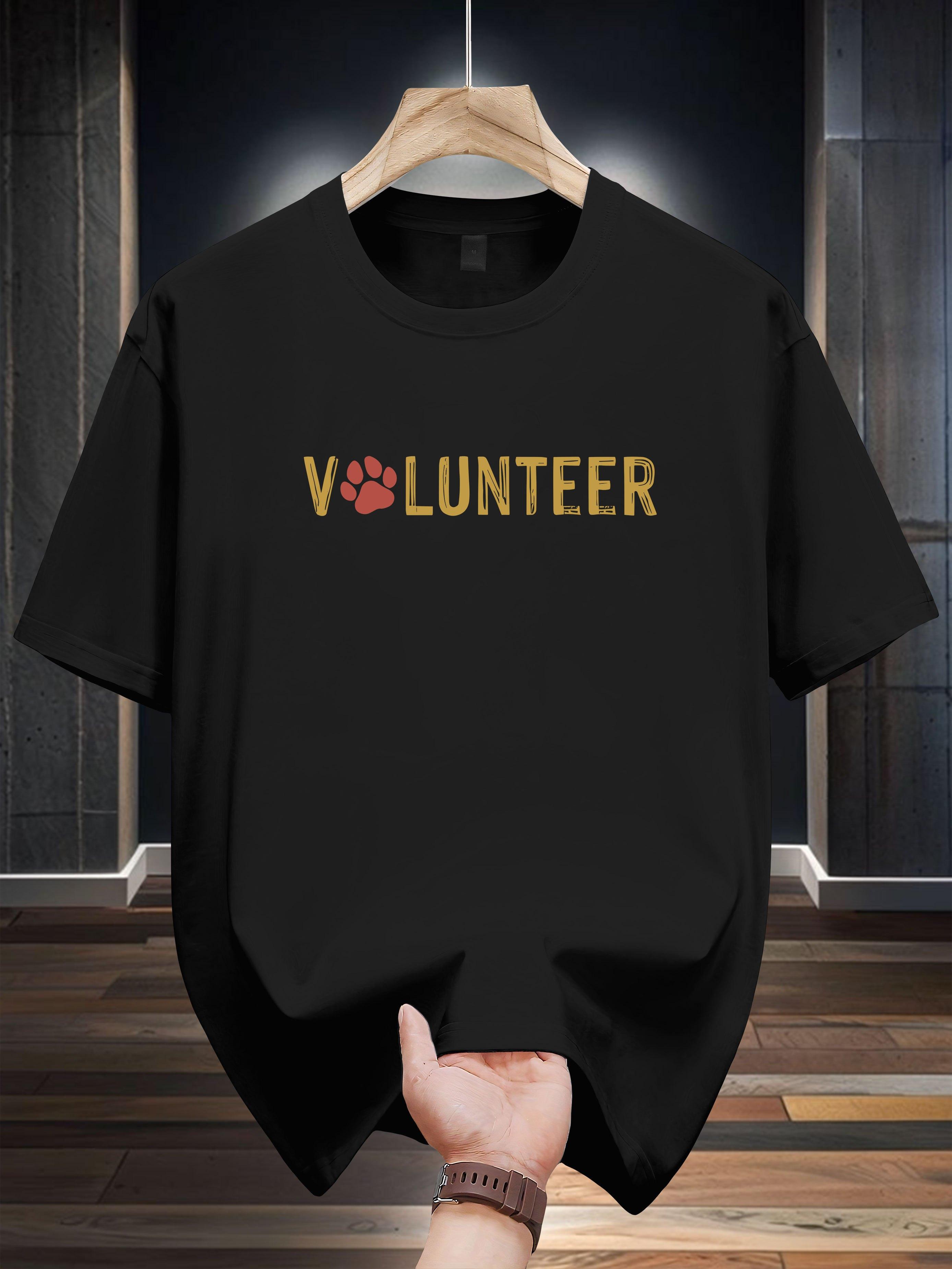 Niuwang Selection 200g 100% Cotton Short Sleeve T-shirt - Black Casual Graphic Tee with Bold VOLUNTEER Print & Red Paw Design XXXL
Niuwang Selection 200g 100% Cotton Short Sleeve T-shirt - Black Casual Graphic Tee with Bold VOLUNTEER Print & Red Paw Design XXXL