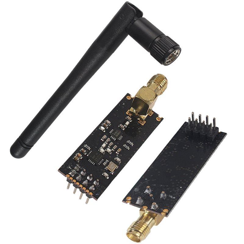 ABNR NRF24L01+PA+LNA 1100-Meter Long-Range Wireless Pass-Through Module, Transmitter, Receiver, And Antenna. чорний
ABNR NRF24L01+PA+LNA 1100-Meter Long-Range Wireless Pass-Through Module, Transmitter, Receiver, And Antenna. чорний