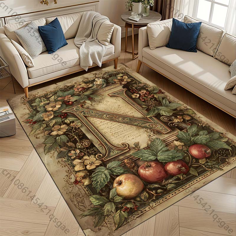 1PC Retro European Style Letters A-N Pattern Carpet Living Room Bedroom Bedside Bathroom Floor Mat Sofa Area Rug Home Decor 40x60cm
1PC Retro European Style Letters A-N Pattern Carpet Living Room Bedroom Bedside Bathroom Floor Mat Sofa Area Rug Home Decor 40x60cm