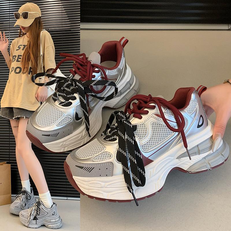2025 spring new versatile fashion casual sports shoes platform soles increase height and thin angola red dad shoes women 40 бордовий
2025 spring new versatile fashion casual sports shoes platform soles increase height and thin angola red dad shoes women 40 бордовий